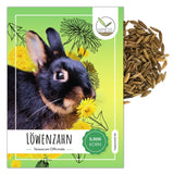 Löwenzahn Samen für Kaninchen - Wildkräuter Saatgut als optimale Futterergänzung - HappySeed
