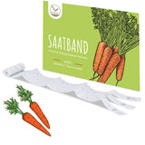 5m Saatband mit Karotten Samen - Nantaise 2 - Daucus carota - HappySeed