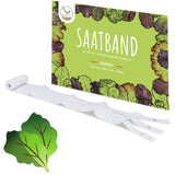 5m Saatband mit Salat Mix Samen - Lactuca sativa var. crispa - HappySeed