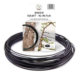 Bonsai Draht aus eloxiertem Aluminium, Schwarz - HappySeed
