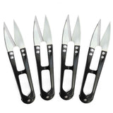 4x Fadenschere scharf aus Edelstahl - perfekt fĂĽr den Blattschnitt - HappySeed