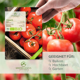 BIO Tomatensamen (Saint Pierre) - Tomaten Saatgut aus biologischem Anbau (10 Korn) - HappySeed