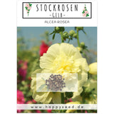 Stockrosen Samen - Alcea Rosea (Gelb) - HappySeed