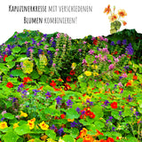Kapuzinerkresse Samen - Tropaeolum majus - HappySeed