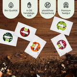 BIO Chilisamen Set (5 Sorten) - Chili Saatgut aus biologischem Anbau - HappySeed