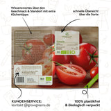 BIO Tomatensamen (Matina) - Tomaten Saatgut aus biologischem Anbau (10 Korn) - HappySeed