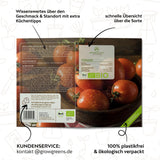 BIO Tomatensamen (Roma) - Tomaten Saatgut aus biologischem Anbau (10 Korn) - HappySeed