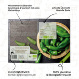BIO Chili Samen (Early Jalapeno, 5.000 Scoville) - Chili Saatgut aus biologischem Anbau (10 Korn) - HappySeed