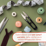 4x Fadenschere scharf aus Edelstahl - perfekt fĂĽr den Blattschnitt - HappySeed