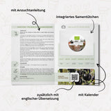 BIO Tomatensamen (Black Cherry) - Tomaten Saatgut aus biologischem Anbau (10 Korn) - HappySeed