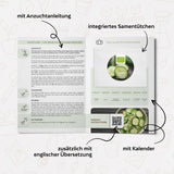 BIO Gurken Samen (Marketmore) - Salatgurke Saatgut aus biologischem Anbau (10 Korn) - HappySeed