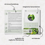 BIO Gurken Samen (Vorgebirgstraube) - Einlegegurken Saatgut aus biologischem Anbau (10 Korn) - HappySeed