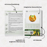 BIO Zucchini Samen Gelb (Gold Rush) - Zucchini Saatgut aus biologischem Anbau (5 Korn) - HappySeed