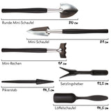 Bonsai Werkzeug-Set 13-teilig mit praktischem Aufbewahrungsbeutel - HappySeed