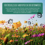 Reagenzgläser mit Blumensamen als Gastgeschenke zur Hochzeit