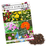 Blumensamen Balkonkasten Mischung - Farbenfroher Blumen Mix - HappySeed