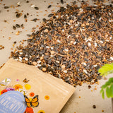 Schmetterlingswiese Samen für eine bunte Blumenwiese - Farbenfrohe & nektarreiche Wildblumensamen für Schmetterlinge - HappySeed