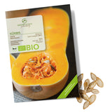 BIO Kürbis Samen (Butternut) - Kürbis Saatgut aus biologischem Anbau (6 Korn) - HappySeed