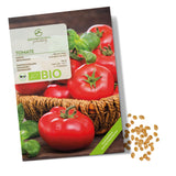 BIO Tomatensamen (Berner Rose) - Tomaten Saatgut aus biologischem Anbau (10 Korn) - HappySeed