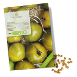 BIO Tomatensamen (Green Zebra) - Tomaten Saatgut aus biologischem Anbau (10 Korn) - HappySeed