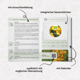 BIO Gewürztagetes Samen - Tagetes Saatgut aus biologischem Anbau (100 Korn) - HappySeed