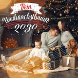 GROW2GO Weihnachtsbaum zum selber Pflanzen - Mini-Gewächshaus, Nordmanntanne Samen & Erde - HappySeed
