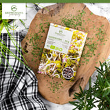 BIO Radieschen Sprossen Samen (50g= - Microgreens Saatgut ideal für die Anzucht von knackigen Keimsprossen - HappySeed