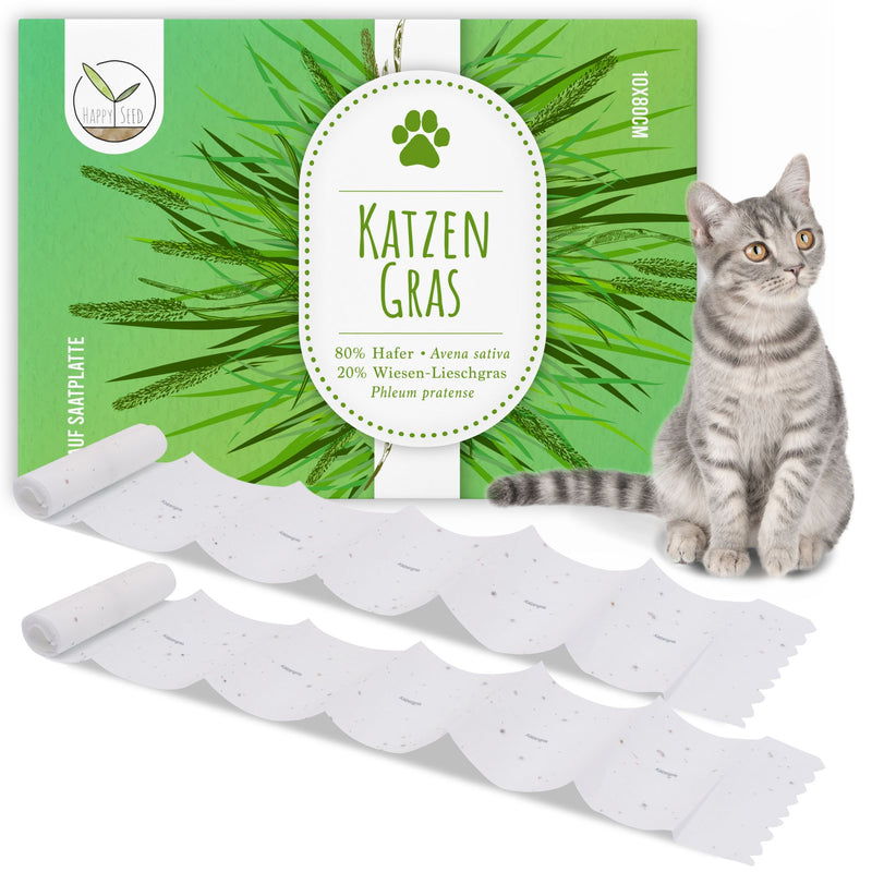 Katzengras Samen Saatband 80 x 10 cm