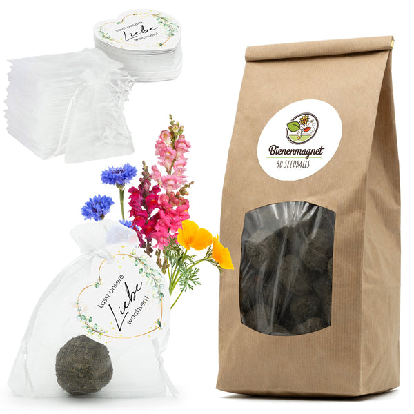 Gastgeschenke für Hochzeit Blumensamen / Samenbomben