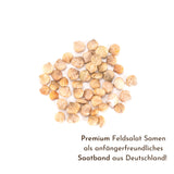 5m Saatband mit Feldsalat Samen - Verte a coeur plein 2 - Valerianella locusta - HappySeed