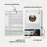 BIO Aubergine Samen (Black Beauty) - Auberginen Saatgut aus biologischem Anbau (25 Korn) - HappySeed