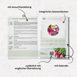 BIO Radieschen Samen (French Breakfast) - Radieschen Saatgut aus biologischem Anbau (75 Korn) - HappySeed