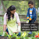 5m Saatband bestehend aus Karotten, Radieschen, Rucola, Feldsalat & Pflücksalat Samen (5er Set) - HappySeed