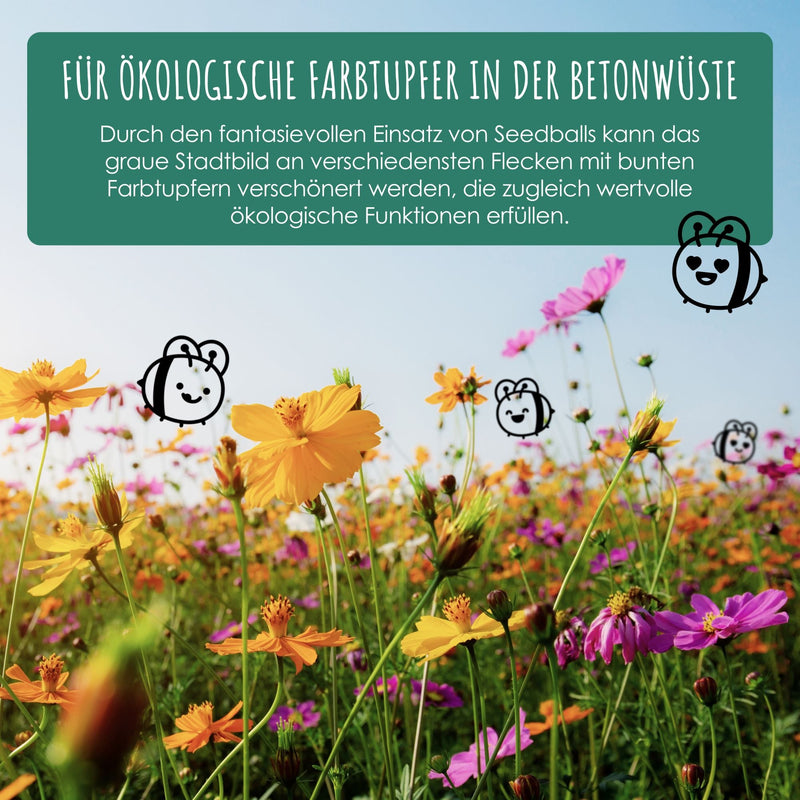 Gastgeschenke für Hochzeit Blumensamen / Samenbomben - Besonderes Hochzeitsgeschenk für Gäste als Give Away