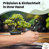 Bonsai Werkzeug-Set Profi 4-teilig aus Stahl mit praktischer Aufbewahrungstasche