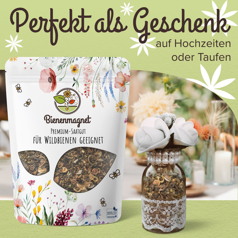 Premium Wildblumensamen für eine bunte Blumenwiese - Farbenfroh & nektarreich Blumensamen