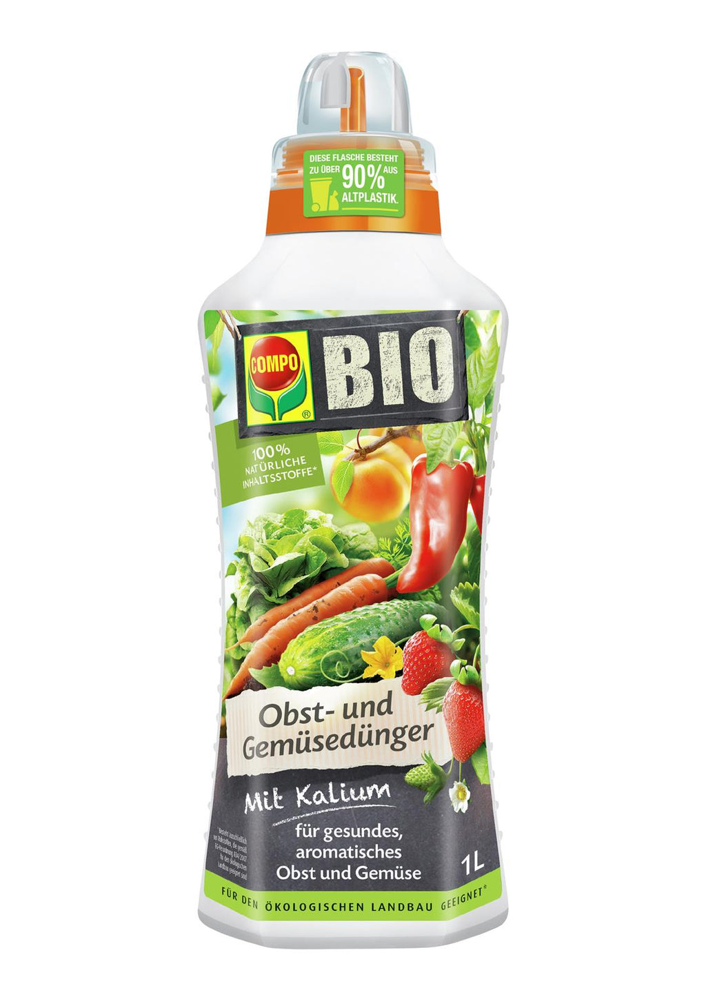 COMPO BIO Obst- und Gemüsedünger 1l – HappySeed
