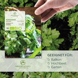 BIO Koriandersamen - Küchenkräuter Saatgut aus biologischem Anbau (35 Korn) - HappySeed