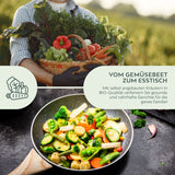 BIO Gemüsesamen Set (10 Sorten) - Gemüse Samen Anzuchtset aus biologischem Anbau - HappySeed