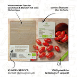 BIO Tomatensamen (Principe Borghese) - Tomaten Saatgut aus biologischem Anbau (10 Korn) - HappySeed