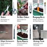 Bonsai Werkzeug-Set 13-teilig mit praktischem Aufbewahrungsbeutel - HappySeed