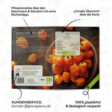 BIO Chili Samen (Habanero Orange, 250.000 Scoville) - Chili Saatgut aus biologischem Anbau (10 Korn) - HappySeed