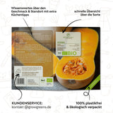BIO Kürbis Samen (Butternut) - Kürbis Saatgut aus biologischem Anbau (6 Korn) - HappySeed