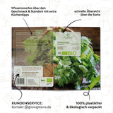 BIO Koriandersamen - Küchenkräuter Saatgut aus biologischem Anbau (35 Korn) - HappySeed