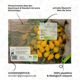BIO Tomatensamen (Yellow Submarine) - Tomaten Saatgut aus biologischem Anbau (10 Korn) - HappySeed