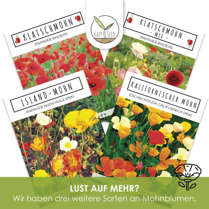 Kalifornischer Mohn Samen - Eschscholzia californica (Mix) - HappySeed