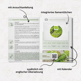 BIO Schnittlauch Samen - Küchenkräuter Saatgut aus biologischem Anbau (125 Korn) - HappySeed