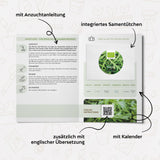BIO Rucola Samen (Diplotaxis tenuifolia) - Wilde Rauke Saatgut aus biologischem Anbau (750 Korn) - HappySeed