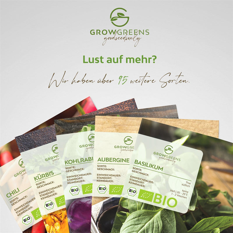 BIO Mangold Samen (Schweizer) - Mangold Saatgut aus biologischem Anbau (75 Korn) - HappySeed