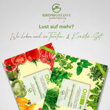 BIO Gemüsesamen Set (10 Sorten) - Gemüse Samen Anzuchtset aus biologischem Anbau - HappySeed